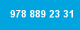 978 889 23 31 978 889 23 31
